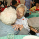 North Korean Cho Sun-do (C), 89, meets with her South Korean younger sister Cho Hye-do (L), 86, and younger brother Cho Do-jae (R), 75.